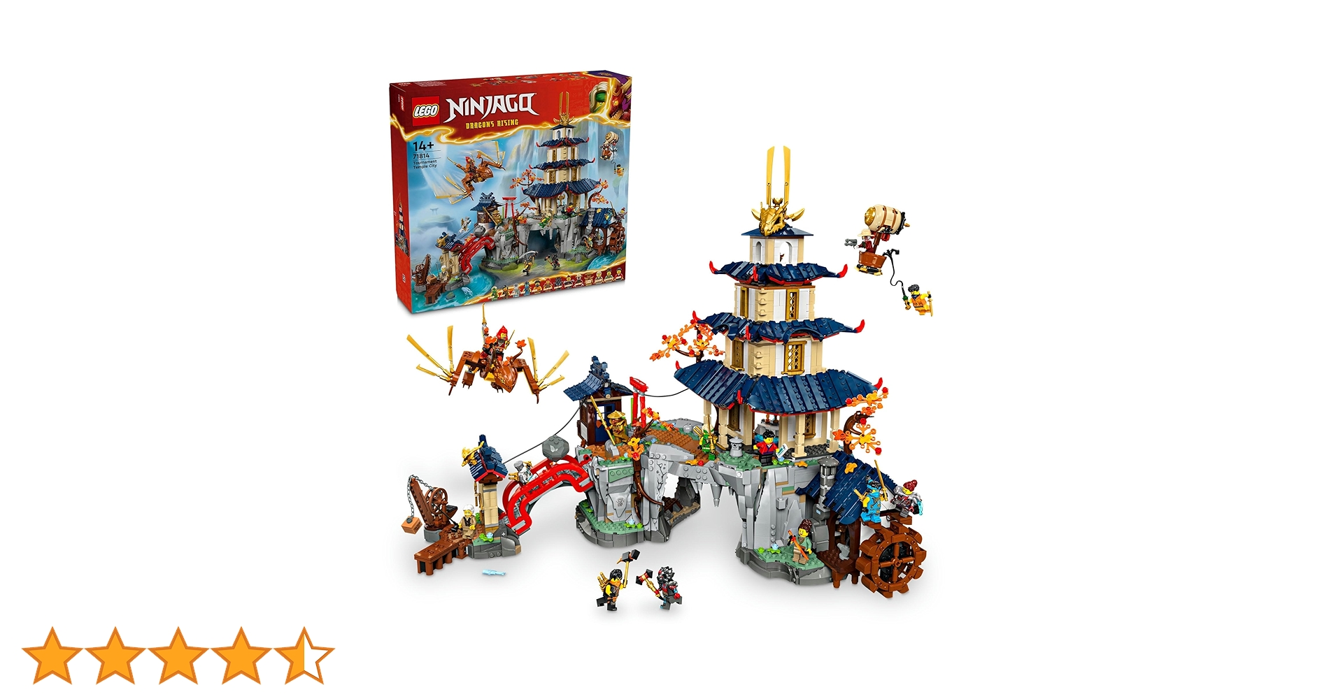 Amazon.co.jp: LEGO Ninjago Tournament Dojo Town 71814 Ages 14+